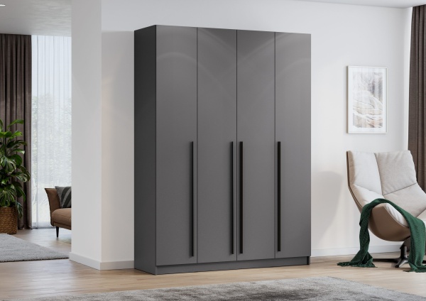 мс Берген ШК-1600 серый графит/серый графит