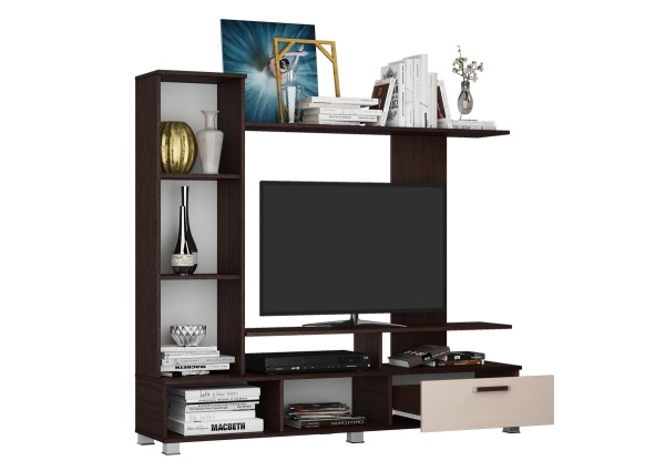 СОЛО-6 НМ Комплект мебели в гостиную Венге / Дуб молочный