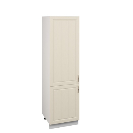 Пенал П600-11 Корпус: ЛДСП белый 16мм; фасад: фрезеровка Лондон, МДФ дуб крем 16мм Пенал П600-11 Корпус: ЛДСП белый 16мм; фасад: фрезеровка Лондон, МДФ дуб крем 16мм