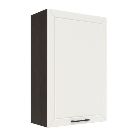 Шкаф верхний (премьер) ШВ 600Н-1 Корпус: ЛДСП венге 16мм; фасад: фрезеровка Кельн, МДФ софт бланж 16мм