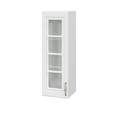 Шкаф верхний со стеклом (премьер) ШВС 300Н Лондон дуб сканди (МДФ 16мм МС София)