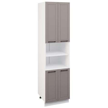 Пенал (премьер) ПД2 600Н Корпус: ЛДСП белый 16мм; фасад: фрезеровка Кельн, МДФ софт тоффи 16мм Пенал (премьер) ПД2 600Н Корпус: ЛДСП белый 16мм; фасад: фрезеровка Кельн, МДФ софт тоффи 16мм