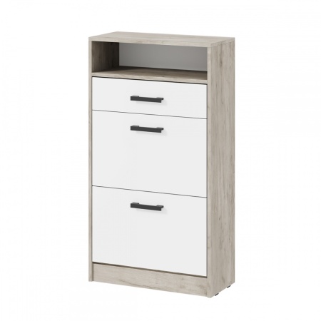 мс для прихожей Вега ОБ-3 Дуб крафт серый / Белый