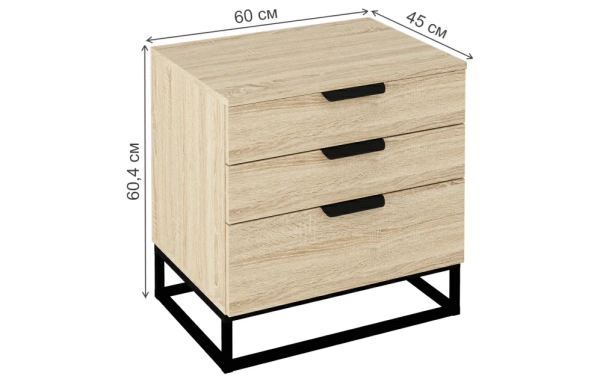 мс Норд Т3Я 600 (+ОПЛ1 600) Дуб Сонома
