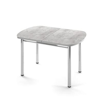 Стол Трилогия нераздвижной В1, пластик Метрополитан / Хром Стол Трилогия нераздвижной В1, пластик Метрополитан / Хром