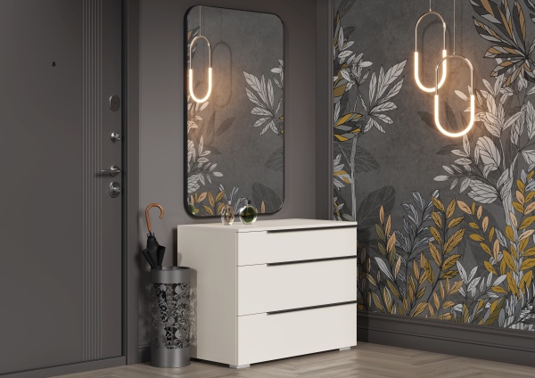 АЙРИ Комод КМ-001 (3 ящ.) Корпус - Кашемир 2,75