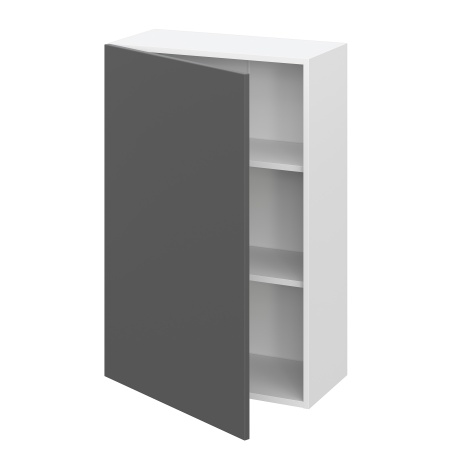 Шкаф верхний (премьер) ШВ 600Н-1 Барселона белый массив (МДФ 16мм МС София)