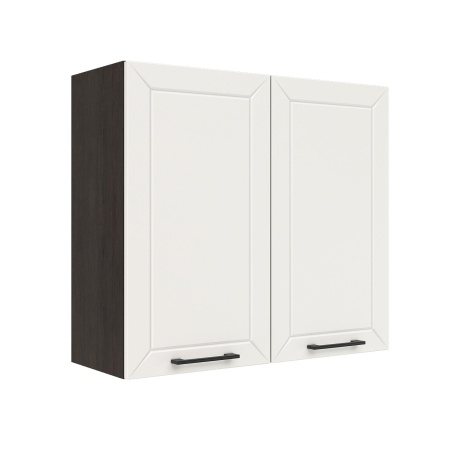 Шкаф верхний ШВ 800 Корпус: ЛДСП венге 16мм; фасад: фрезеровка Кельн, МДФ софт бланж 16мм