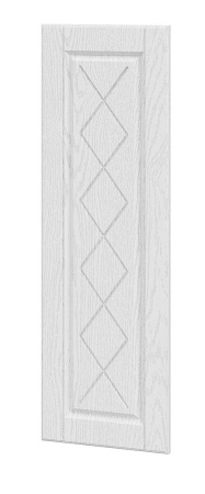 фасад ТПВ (премьер) СНЯТО С ПРОИЗВОДСТВА/Барселона белый массив (МДФ 16мм)