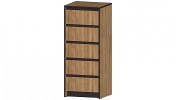 Бостон Комод 5 ящиков Дуб вотан