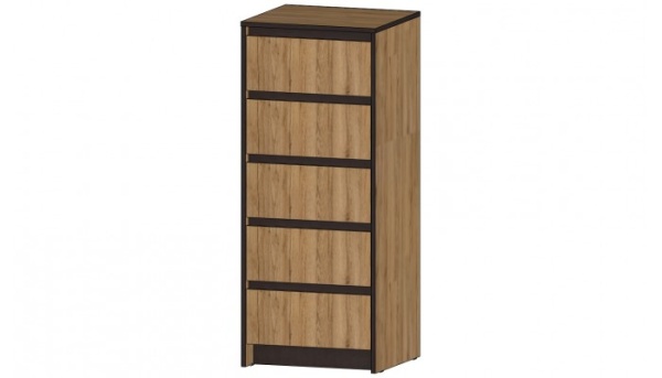 Бостон Комод 5 ящиков Дуб вотан