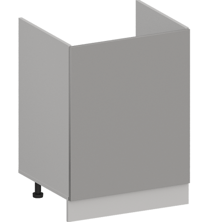 Шкаф нижний под мойку 1-створчатый ШНМ 600М Гарден Лайт грей