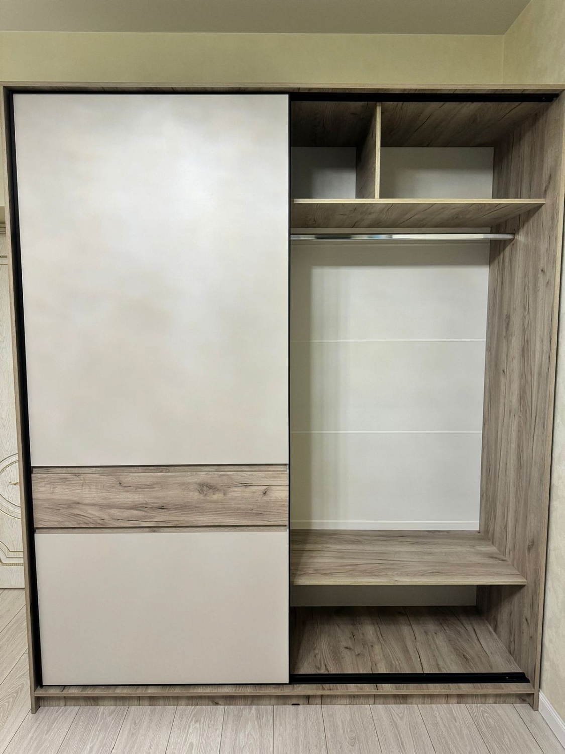 БОСТОН ШК-005 Шкаф-купе ЛДСП (Комплект) Дуб крафт серый / Кашемир