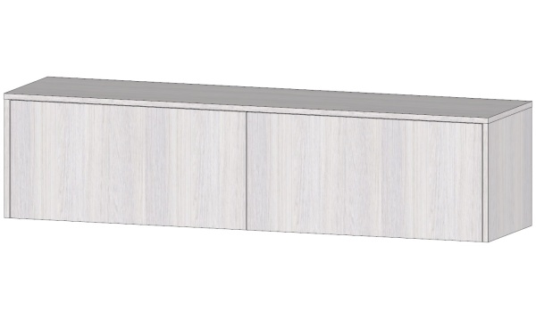 Бостон Антресоль АН-01 Анкор светлый / Венге