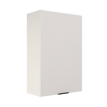 Шкаф верхний (премьер) ШВ 600Н-1 Корпус: ЛДСП белый 16мм; фасад: фрезеровка Норд Line, МДФ софт даймонд 16 мм