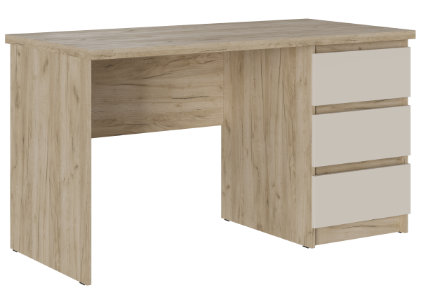 БОСТОН Стол письменный СП-001 ЛДСП (Комплект) Дуб крафт серый / Кашемир