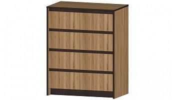 Бостон Комод 4 ящика Дуб вотан