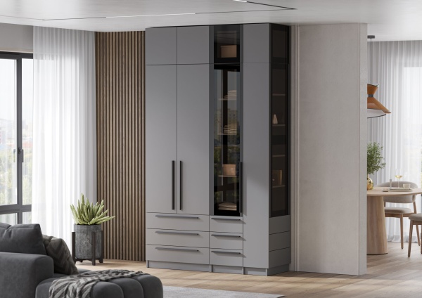 мс Берген АС-400 серый графит/софт черный