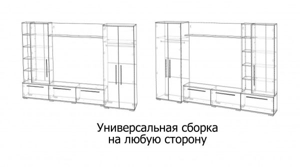 Гостиная Леванте Дуб вотан / Кашемир