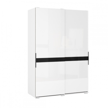 шкаф-купе Оскар 1,5м белый/глянец белый