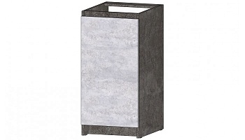 Кухня Бостон Стол 400 Цемент темный / Цемент светлый