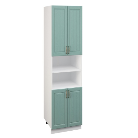 Пенал (премьер) ПД600Н-22 Корпус: ЛДСП белый 16мм; фасад: фрезеровка Лондон, МДФ дуб изумруд 16мм Пенал (премьер) ПД600Н-22 Корпус: ЛДСП белый 16мм; фасад: фрезеровка Лондон, МДФ дуб изумруд 16мм