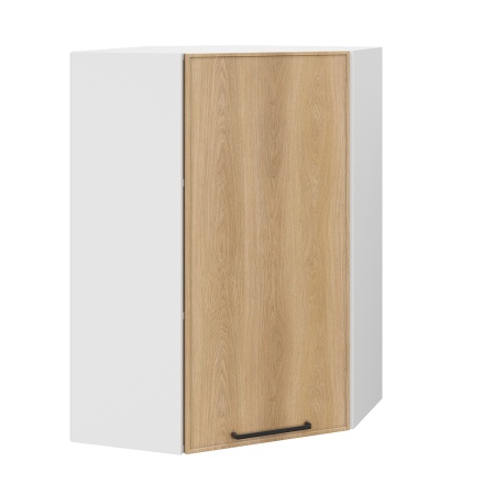 Шкаф верхний угловой (премьер)  ШВУ 600Н Либерти орех светлый (МДФ 16мм МС София)