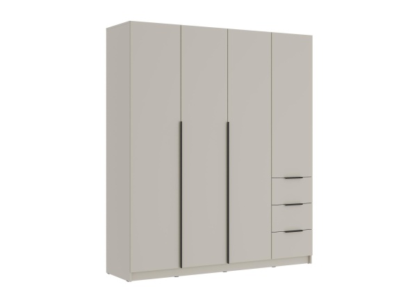 ВЕНТУРО Шкаф ШК-003 (4-ств, с ящиками) Корпус - Кашемир 2,75