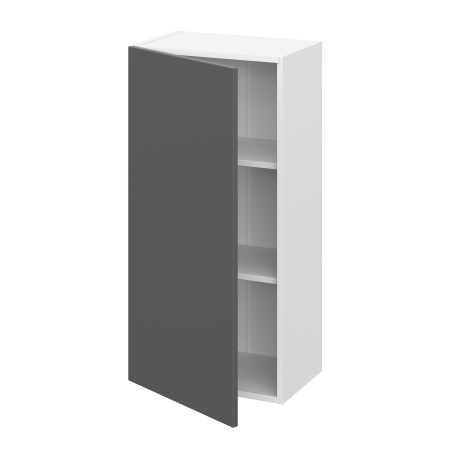 Шкаф верхний (премьер) ШВ 450Н Барселона белый массив (МДФ 16мм МС София)