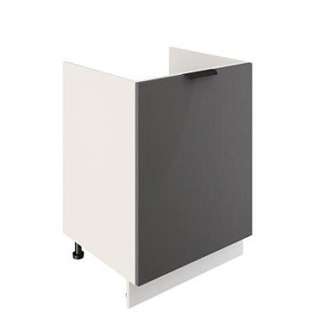 Шкаф нижний под мойку ШНМ 600-1 Корпус: ЛДСП белый 16мм; фасад: фрезеровка Норд, МДФ софт маренго 16 мм Шкаф нижний под мойку ШНМ 600-1 Корпус: ЛДСП белый 16мм; фасад: фрезеровка Норд, МДФ софт маренго 16 мм