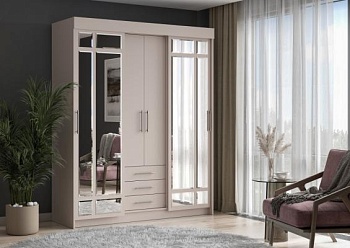 шкаф-купе Фортуна Кашемир / Кашемир шкаф-купе Фортуна Кашемир / Кашемир