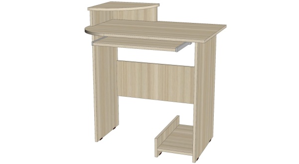 Стол компьютерный Мини Ясень Шимо светлый