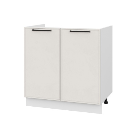 Шкаф нижний под мойку ШНМ 800 Либерти белый арт (МДФ 16мм МС София)