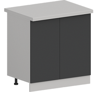 Шкаф нижний ШН 800 Гарден Графит софт
