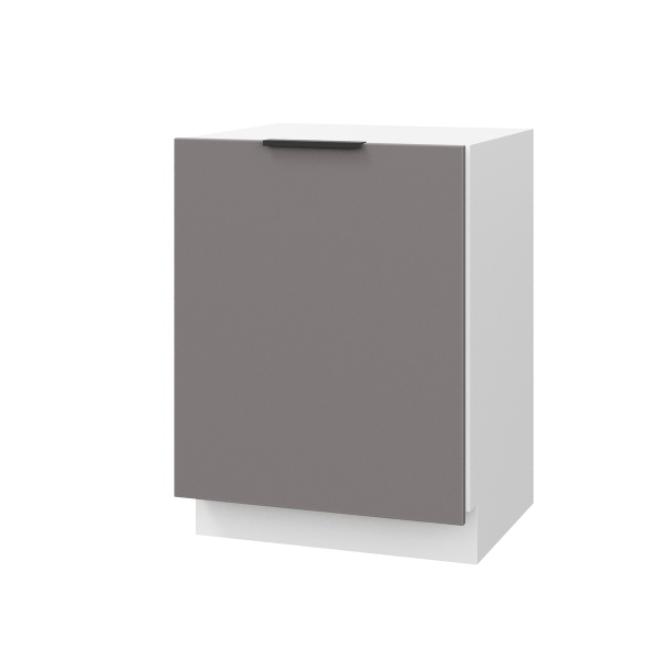 Фасад для посудомоечной машины ШНПМ 600 Фасад: фрезеровка Оливия, МДФ моно брауни