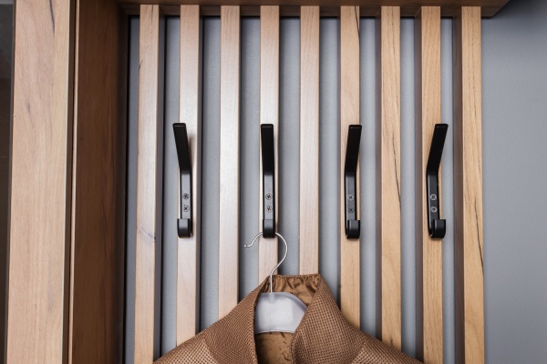 Модульная прихожая Бостон Дуб Крафт золотой / Серый Шифер (ЛДСП)