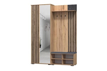 Марракеш Прихожая Дуб вотан / Цемент темный