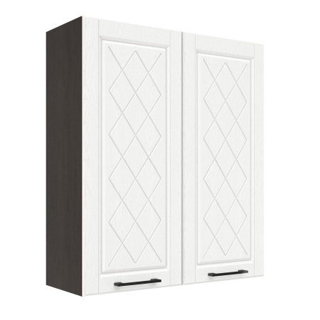 Шкаф верхний (премьер) ШВ 800Н Корпус: ЛДСП венге 16мм; фасад: фрезеровка Барселона, МДФ белое дерево 16мм Шкаф верхний (премьер) ШВ 800Н Корпус: ЛДСП венге 16мм; фасад: фрезеровка Барселона, МДФ белое дерево 16мм