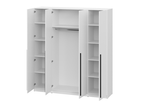 мс Берген ШК-2000 белое дерево/белое дерево