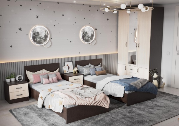 Модульная молодежная Ронда Венге / Дуб белфорд 