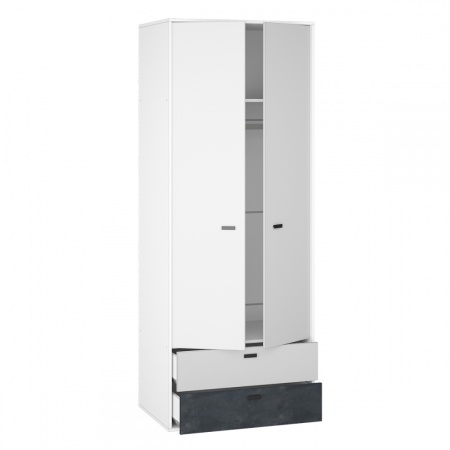 мс для детской Накки ШК2Я-800 Белый / Белый + Серый + Угольный камень