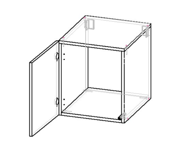 АЙРИ Антресольная секция к ШК-001 (1ств.) Корпус - Кашемир 2,75 АЙРИ Антресольная секция к ШК-001 (1ств.) Корпус - Кашемир 2,75