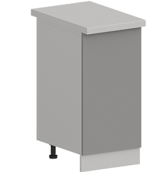 Шкаф нижний ШН 400 Гарден Лайт грей