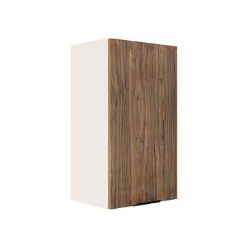 Шкаф верхний ШВ 400 Корпус: ЛДСП белый 16мм; фасад: фрезеровка Норд, МДФ орех канадский 16 мм Шкаф верхний ШВ 400 Корпус: ЛДСП белый 16мм; фасад: фрезеровка Норд, МДФ орех канадский 16 мм