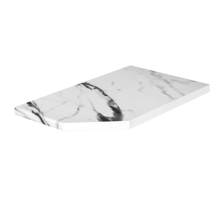Столешница 0,36м (правая) Мрамор белый, 38мм