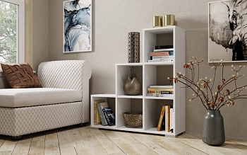 ЭВА Стеллаж СЖ-002 Корпус - Белый (Гладкий)