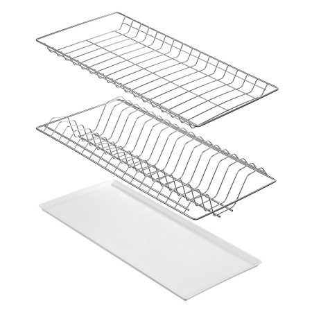 Посудосушитель с рамкой 765х256 хром т/у