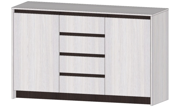 Бостон Комод большой Анкор светлый / Венге