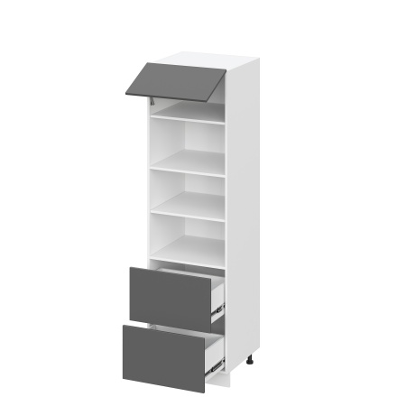 Пенал ПДМ600-1Г2Я Барселона белый массив (МДФ 16мм МС София)