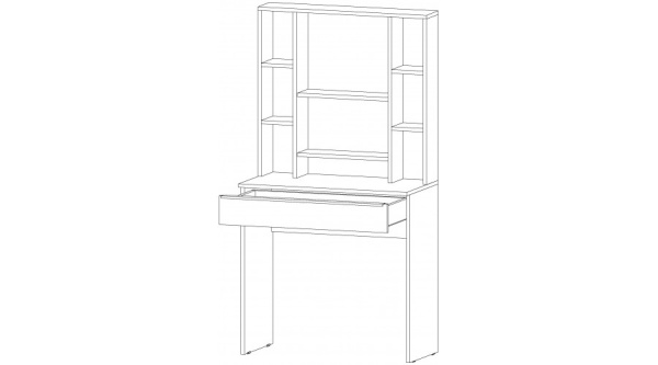 Элегант Стол туалетный Белый Элегант Стол туалетный Белый